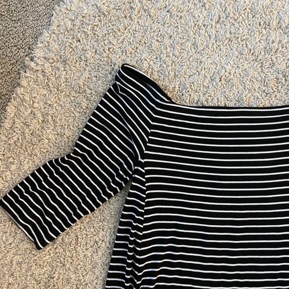 OLD NAVY off shoulder stripe dress - Picture 3 of 4